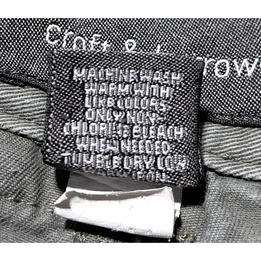 Croft & Barrow Cargo Shorts Mens Size 38 Green 100% Cotton Durable Casual Style - Picture 3 of 4